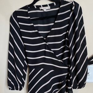 LOFT wrap around blouse (XSP)